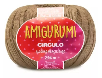 LINHA AMIGURUMI BEGE/MARROM